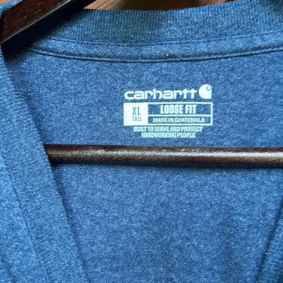 Blue pocket Carhartt t-shirt (XL tall) - Picture 3 of 5